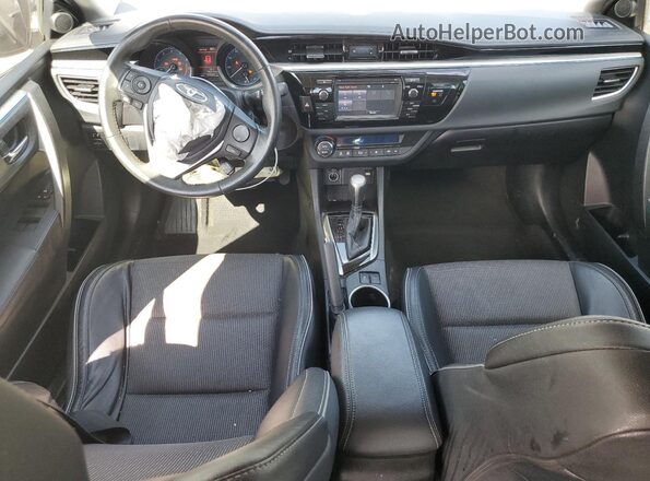 5YFBURHE4GP522955 2016 TOYOTA COROLLA Gray Вид панелі приладів