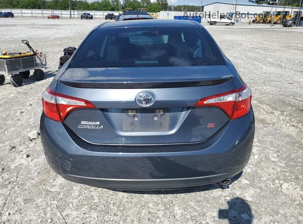 5YFBURHE4GP522955 2016 TOYOTA COROLLA Gray Вид ззаду