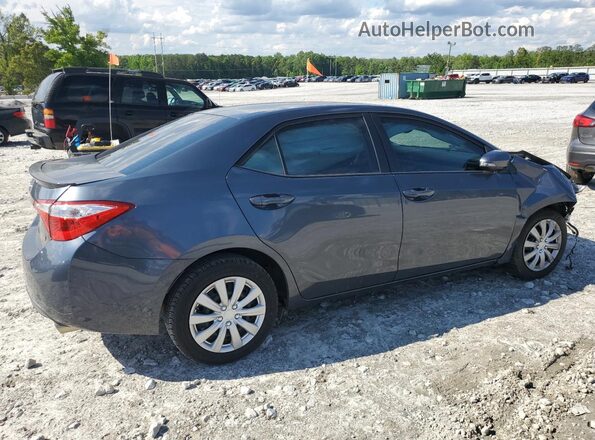 5YFBURHE4GP522955 2016 TOYOTA COROLLA Gray Задня права чверть