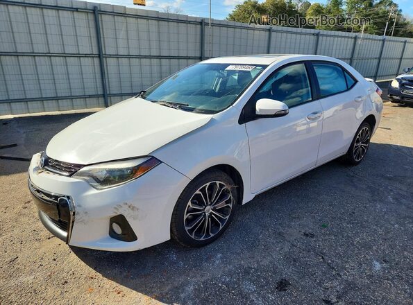 5YFBURHE4GP553333 2016 TOYOTA COROLLA White Передня ліва чверть