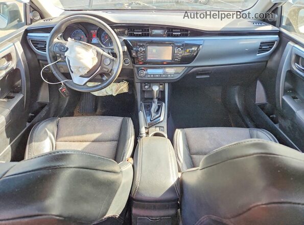5YFBURHE4GP553333 2016 TOYOTA COROLLA White Вид панелі приладів