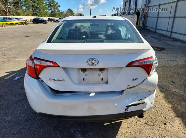 5YFBURHE4GP553333 2016 TOYOTA COROLLA White Вид ззаду