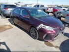 2017 Toyota Corolla Se Special Edition Burgundy vin: 5YFBURHE4HP594899
