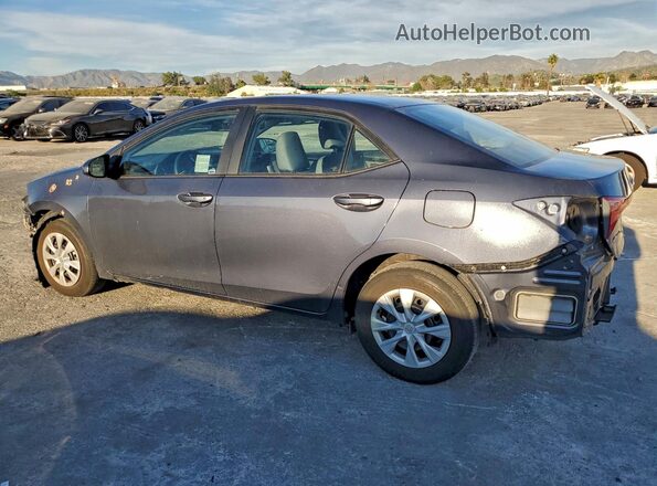 5YFBURHE4HP665678 2017 TOYOTA COROLLA Серый Задняя левая четверть