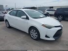 2018 Toyota Corolla Le White vin: 5YFBURHE4JP771649