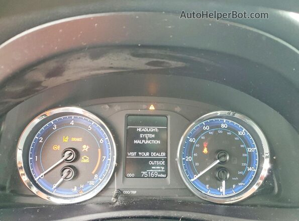 5YFBURHE4JP791674 2018 TOYOTA COROLLA Серебряный Вид щитка приборов