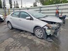 2018 Toyota Corolla Le Серебряный vin: 5YFBURHE4JP791674