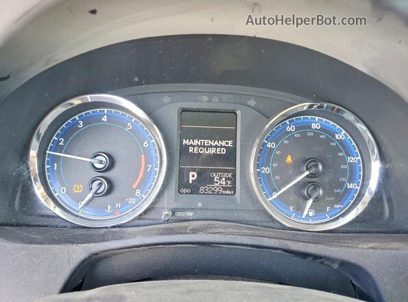5YFBURHE4KP879058 2019 TOYOTA COROLLA Белый Вид щитка приборов