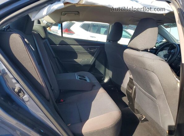 5YFBURHE4KP919221 2019 TOYOTA COROLLA Blue Rear seats view