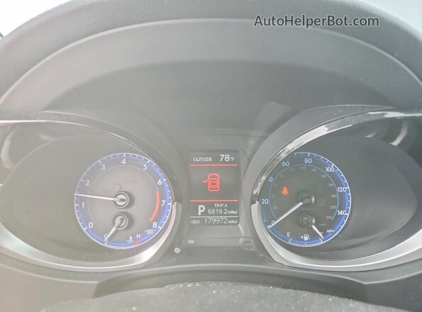 5YFBURHE6GP495029 2016 TOYOTA LL Синий Вид щитка приборов