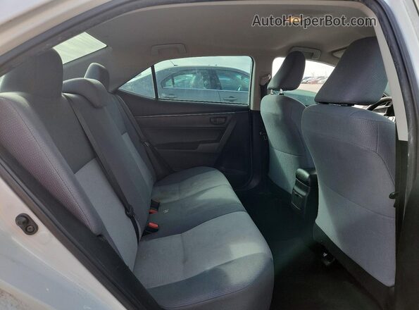 5YFBURHE9GP455477 2016 TOYOTA COROLLA White Вид задніх сидінь