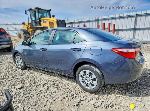 5YFBURHEXGP393183 2016 TOYOTA COROLLA Синий Задняя левая четверть