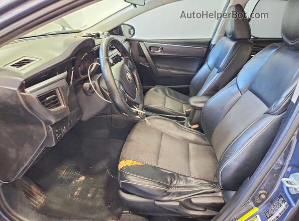 5YFBURHEXGP398075 2016 TOYOTA COROLLA Gray Widok wnętrza z przodu