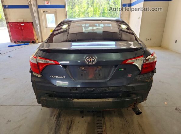 5YFBURHEXGP398075 2016 TOYOTA COROLLA Gray Widok z tyłu