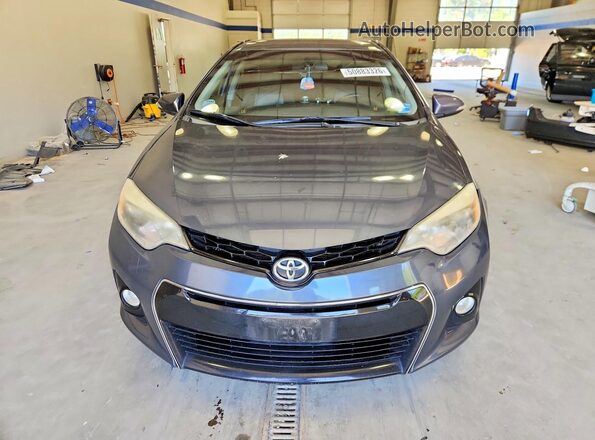 5YFBURHEXGP398075 2016 TOYOTA COROLLA Gray Widok z przodu