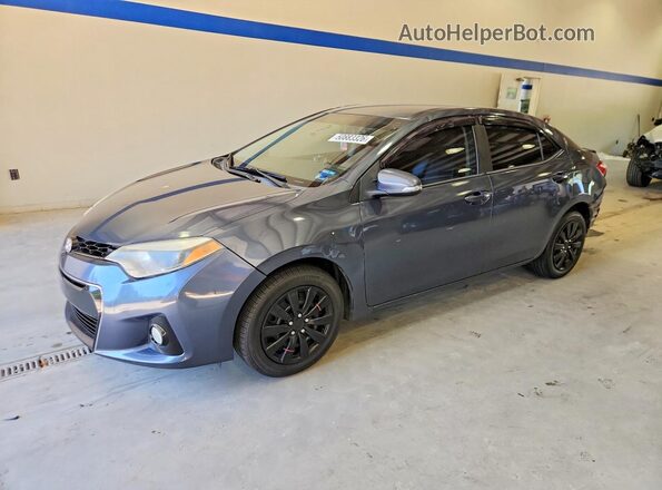 5YFBURHEXGP398075 2016 TOYOTA COROLLA Gray Przód lewy