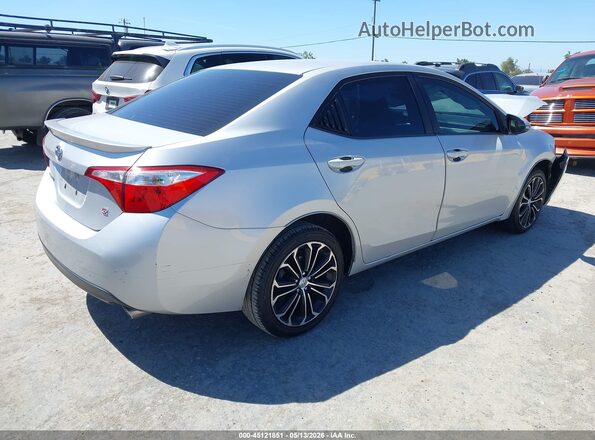 5YFBURHEXGP468058 2016 TOYOTA COROLLA Серебряный Задняя правая четверть