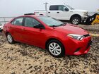 2016 Toyota Corolla Le Red vin: 5YFBURHEXGP566166