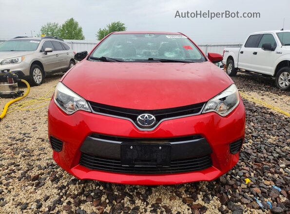 5YFBURHEXGP566166 2016 TOYOTA COROLLA Red Widok z przodu