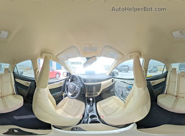 5YFBURHEXJP792893 2018 TOYOTA COROLLA Белый Панорамный вид салона 360°