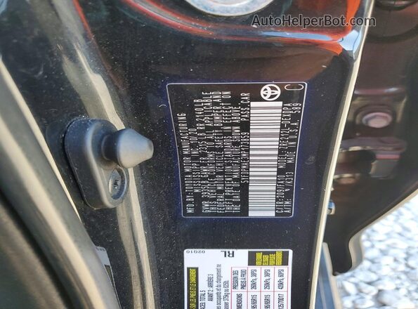 5YFDPMAE3MP173859 2021 TOYOTA COROLLA Black Widok naklejki z numerem VIN