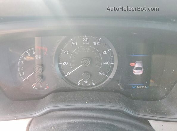 5YFDPRAE2LP092234 2020 TOYOTA COROLLA Blue Вид щитка приладів