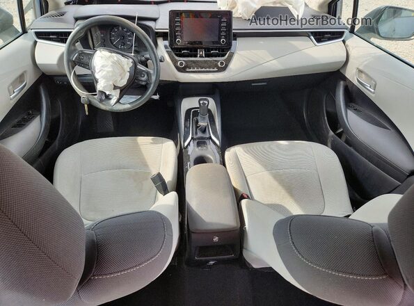 5YFDPRAE5LP107275 2020 TOYOTA COROLLA Teal Dashboard view