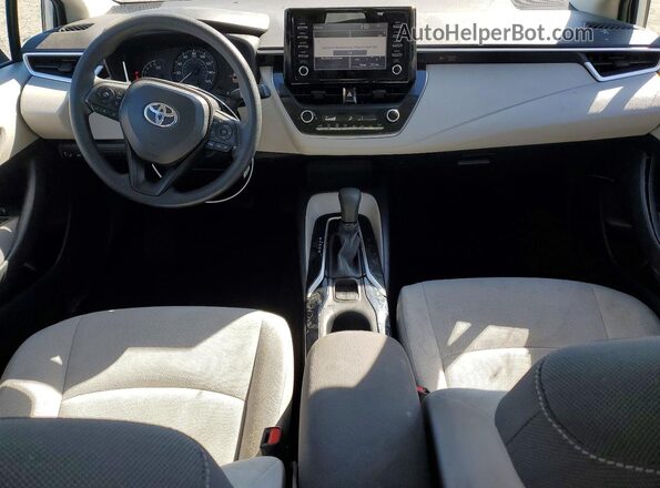 5YFDPRAE8LP075048 2020 TOYOTA COROLLA Silver Առջևի վահանակի տեսք