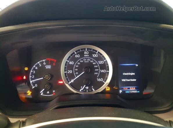 5YFEPMAE0MP253818 2021 TOYOTA COROLLA Серебряный Вид щитка приборов