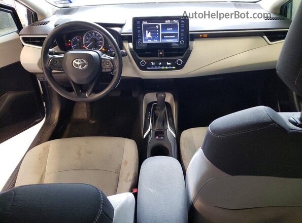 5YFEPMAE0MP253818 2021 TOYOTA COROLLA Серебряный Вид панели приборов