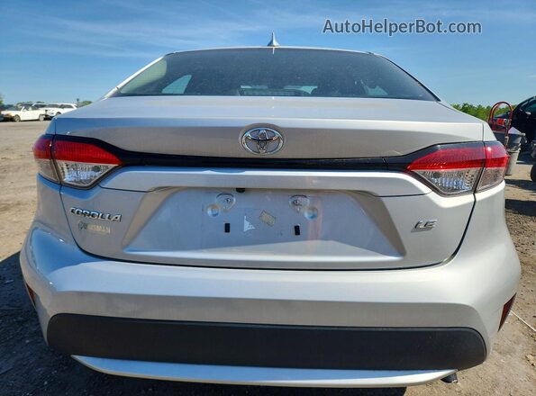 5YFEPMAE0MP255486 2021 TOYOTA COROLLA Silver Widok z tyłu