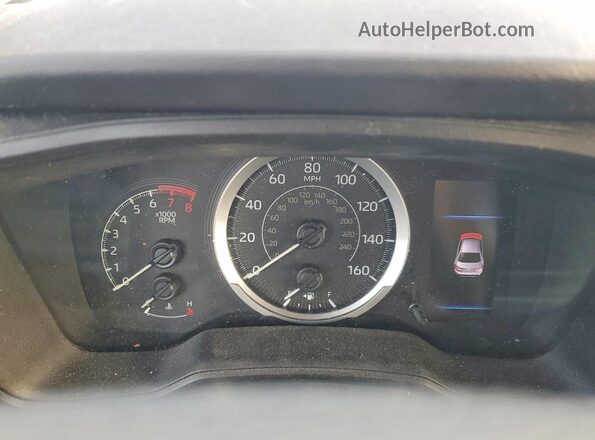 5YFEPMAE1MP181270 2021 TOYOTA COROLLA Черный Вид щитка приборов