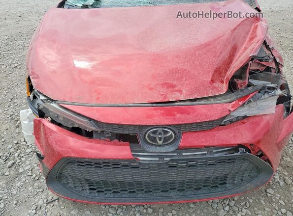 5YFEPMAE1MP221069 2021 TOYOTA COROLLA Red Rear interior view