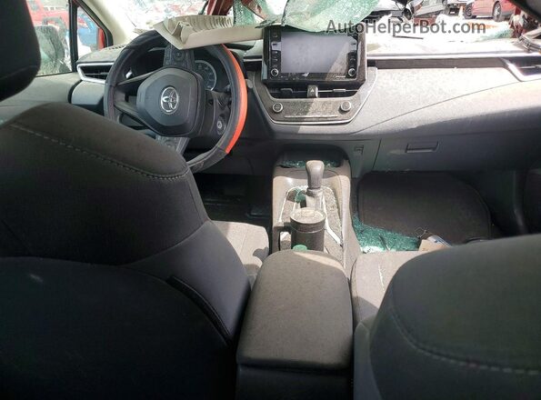 5YFEPMAE1MP221069 2021 TOYOTA COROLLA Red Dashboard view