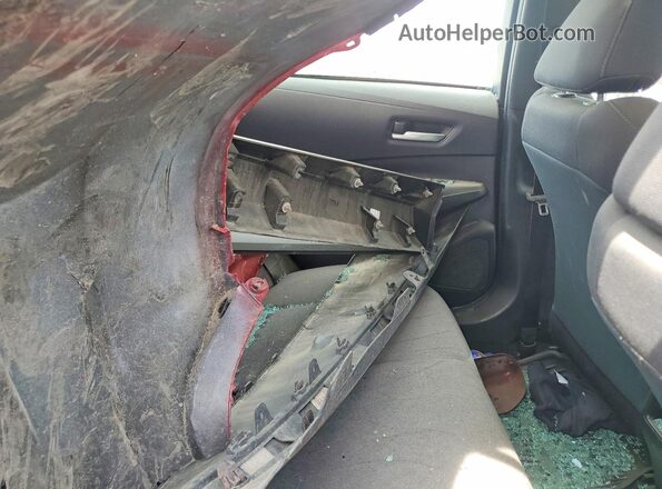 5YFEPMAE1MP221069 2021 TOYOTA COROLLA Red Rear seats view
