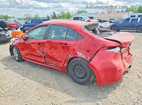 5YFEPMAE1MP221069 2021 TOYOTA COROLLA Red Rear left