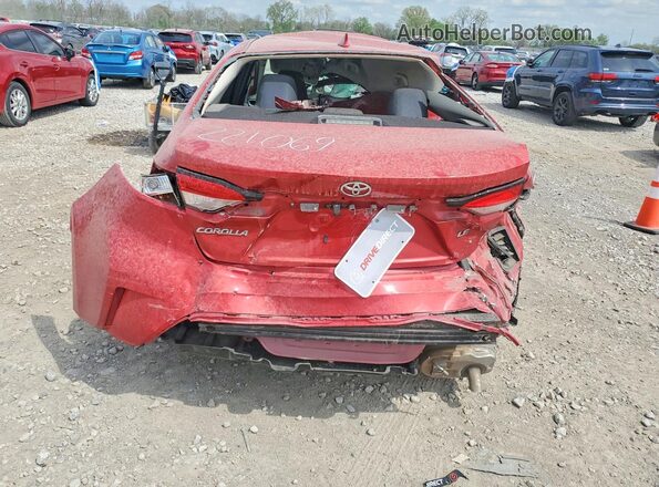 5YFEPMAE1MP221069 2021 TOYOTA COROLLA Red Rear view