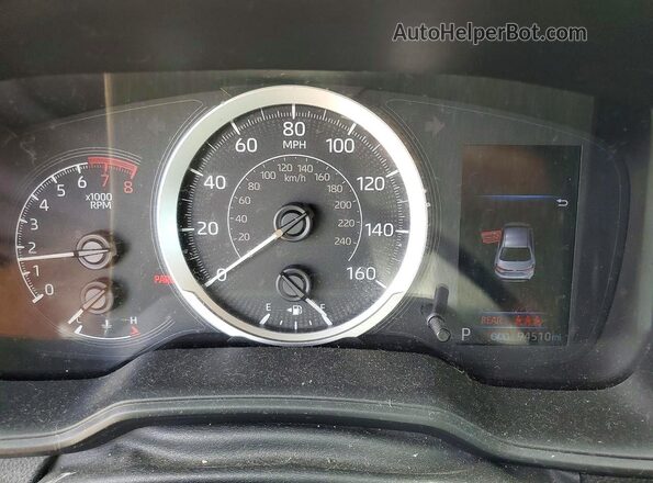 5YFEPMAE1MP246098 2021 TOYOTA COROLLA Белый Вид щитка приборов