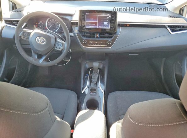 5YFEPMAE1MP268490 2021 TOYOTA COROLLA Gray Вид панелі приладів