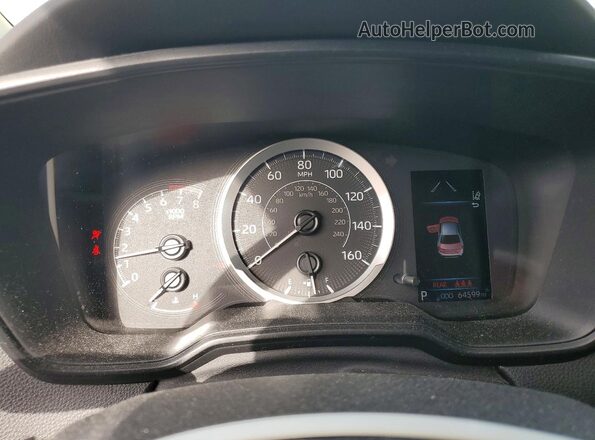 5YFEPMAE1NP301621 2022 TOYOTA COROLLA Серебряный Вид щитка приборов