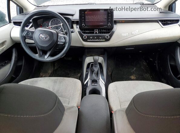 5YFEPMAE1NP328317 2022 TOYOTA COROLLA Синий Вид панели приборов
