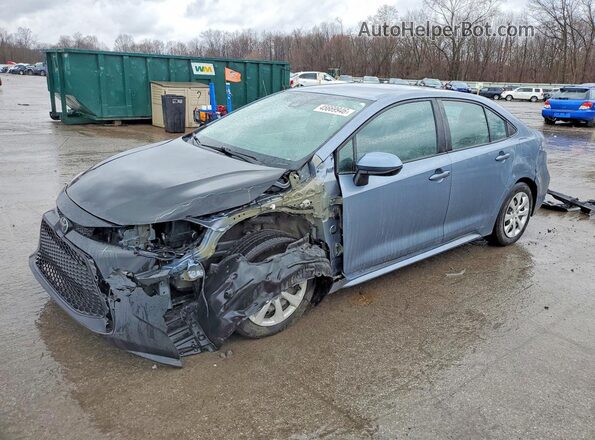 5YFEPMAE1NP328317 2022 TOYOTA COROLLA Синий Передняя левая четверть