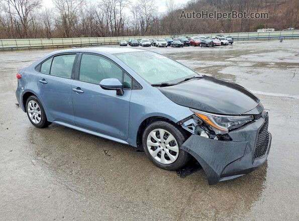 5YFEPMAE1NP328317 2022 TOYOTA COROLLA Синий Передняя правая четверть