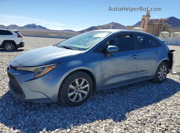 5YFEPMAE2MP167250 2021 TOYOTA COROLLA Blue Vista tres cuartos delantera izquierda