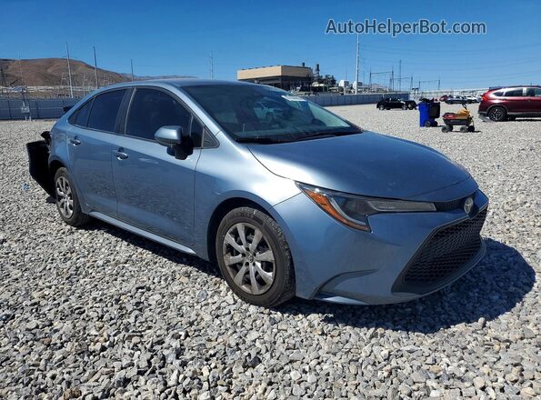 5YFEPMAE2MP167250 2021 TOYOTA COROLLA Blue Delantero derecho
