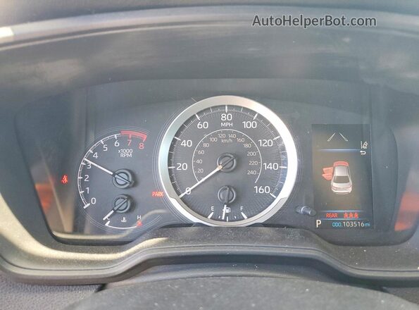 5YFEPMAE2MP167250 2021 TOYOTA COROLLA Blue Vista del cuadro de instrumentos
