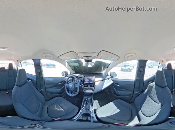 5YFEPMAE2MP167250 2021 TOYOTA COROLLA Blue Vista de la etiqueta del VIN
