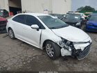 2021 Toyota Corolla Le White vin: 5YFEPMAE2MP232775