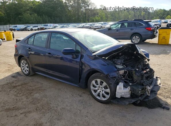 5YFEPMAE2MP242383 2021 TOYOTA COROLLA Blue Przód prawy