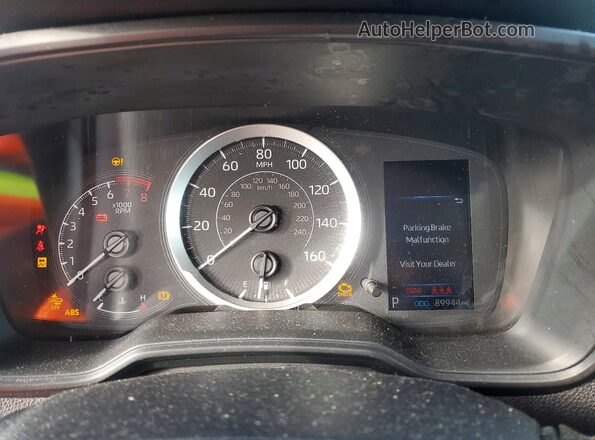 5YFEPMAE2MP242383 2021 TOYOTA COROLLA Blue Widok zestawu wskaźników